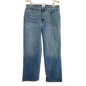 Hudson Womens Jeans Size 32 NOA Straight Leg Distressed Pockets Cotton